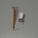 200 LED Starburst Sphere Lights,Firework Light Battery Powered, Tent Chandelier Remote Control, Waterproof Hanging Lights for Gardens Courtyards Porches Christmas Party Home DecorWarm White