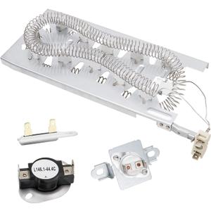 Dryer Heating Element Kit Fit for Whirlpool WED5100HC2 WED5100HC0 WED5100HC1 WED5100HW2 WED5100HW1 WED5100HW0 WED5100HW3 WED5100HC3 WED8000DW4 WED5605MC0
