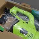 Leaf Blower Cordless, 21V Powerful Electric Leaf Blower with 2 * 4.0Ah Batteries & Fast Charger, 2-Speed Power Settings, Battery Powered Blowers for Lawn Care, Yard, Lawn, Patio, Dust, Blows Leaves (black)