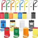 8 Pcs Teacher Badge Holder with Lanyard Back to School Teacher Gifts