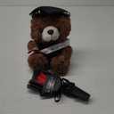 Vertintong Graduation Bear Gifts Set Include Stuffed Animal Bear with Gown Cap Tassel Class of 2025 Grad Card Soap Artificial Flower Box with Window Graduation Gift for Him Her(Black)