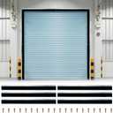 tonchean 8 x8 ft Garage Door Brush Seal Kit, 3 Inch Wide, Industrial Grade