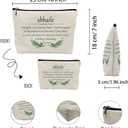 huester Irish Gifts for Women Makeup Bag, Gift for Family Members Cosmetic Bag for Women, Ireland Gifts, Abhaile Irish Family Toiletry Bags Travel Zipper Makeup Pouch (Home)