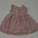 BGFKS Baby Girl Tutu Dress Elegant Lace Pom Pom Flutter Sleeve with Flower Headband Set, 80
