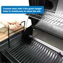 Uniflasy 23.62" to 35.43" Adjustable Ash Pan Replacement for Chargriller 5050 1224 5072 5650 1324 2121 2222 2123 E1224, Fit Oklahoma Joes Charcoal Grills, Royal Gourmet, Charbroil Replacement Part