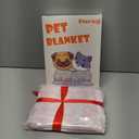 Stuffed Premium Soft Dog Blanket, with Flannel Grey Cute Paw Print, Cat Blanket Puppy Supplies Dog Products Stuff Essentials(Pink 32x40 inches)