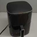 Sweetcrispy Air Fryer 6QT with Window, Square Airfryer Oven 12-in-1 for Family, 400F Rapid Air Crispy Technology, Roast Bake Dehydrate, Nonstick & Easy-Clean Basket,Grey