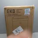 EKO Mirage-T 50 Liter / 13.2 Gallon Touchless Rectangular Motion Sensor Trash Can, Brushed Stainless Steel Finish
