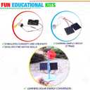 4 in 1 Solar Power & Electric Motor STEM Kits,Science Experiment Projects for Kids Beginners,Electronic Assembly Solar Powered Toy Kit,DIY Educational Engineering Experiments for Boys and Girls