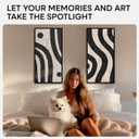 Homeforia 14x22 Picture Frame Black, High End Metal 14 x 22 Poster Frames with Mat 12 x 16 for Photo, 14x22 Black Frame Matted to 12x16 inch Print, 22x14 Thin Frame, Tempered Glass, Wall Kit, Set of 1