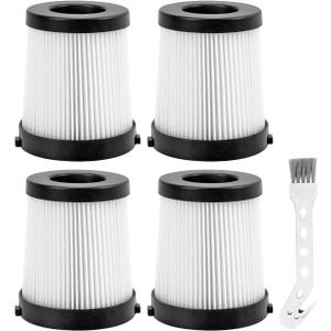 FSV001 Replacement Filter Compatiable with Fabuletta FSV001, FSV101, Girnoor G160 and G165 Afoddon A38 Cordless Stick Vacuum Cleaners Series 4 Pack