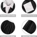 Tcremisa Women 2 Piece Skirt Set Business Casual Outfits Cropped Blazer and Pleated Mini Skirts Suit Office Work Party, Size: X-Large