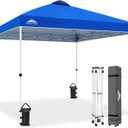EAGLE PEAK 10x10 Pop Up Canopy Tent Easy Up Canopy Outdoor, Blue