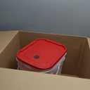 5 Gallon Chicken Waterer - 4 Horizontal Side Mount Poultry Nipples - for Up to 30 Chickens - Coop Feeder