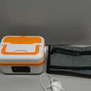 Cordless Electric Lunch Box, Self-Heating Food Warmer, Battery Powered Lunch Boxes with 1L Container, Rechargeable Heated Lunch Box for Men, Women, Car, Truck, Office, Travel