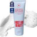 First Aid Beauty Ultra Gentle Cream-to-Foam Facial Cleanser,Makeup Removing Face Wash with Colloidal Oatmeal & Glycerin, Sensitive & Acne-Prone Skin