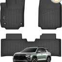 Floor Mats Custom Fit for Chevy Equinox 2025 Fuel (Not for EV) All Weather TPE Rubber Anti-Slip Protection 1st & 2nd Row Automotive Floor Liners for Chevrolet Equinox 2025 Accessories