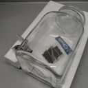 Kook Glass Drink Dispenser, with Leak-Proof Stainless Steel Spigot and Customizable Label Tag, Clear Mason Jar, Beverage Storage for Fridge, for Water, Iced Tea, Sangria, Lemonade, 1.25 Gallon