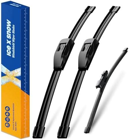 3 Wipers 26"/16"/11" Windshield Wiper Blades Replacement for KIA Sportage 2022-2017 Sorento 2020-2016 Hyundai Santa Fe 2021-2019 Automative Wiper Blades 26"+16" Front Wipers with Rear Wiper Set