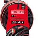 Craftsman Manguera de jardn negra de grado profesional resistente, 100 pies x 5/8 pulgadas