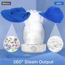 INNOPAW Automatic Cap Cleaner with steam and Dry,steam Cleaning&Ironing and Drying for Bucket Baseball Cap,hat Cleaner&Dryer for Trucker hat etc.