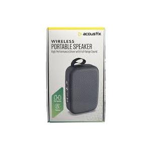Acoustix Wireless Portable Speaker High Performance Driver With Full Range Sound Blue