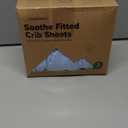 KeaBabies 2-Pack Organic Crib Sheets for Boys, Girls - 52x28 Fitted Crib Mattress Sheet Neutral, Breathable Jersey Cotton Cover for Baby Bed, Toddler Mattress, Soft & Cute Prints (Cornflower)