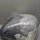 Litanika Full Size Comforter Sets Black White Grey - 3 Pieces Lightweight Bedding Set, All Season Down Alternative Comforter (1 Comforter, 2 Pillowcases)