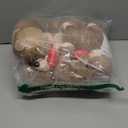 Lewtemi 6 Packs Valentine Bear Stuffed Animal Bulk 8 Inch Bear Gifts Love Favors for Class I Love You Plush Animal Toys for Valentine Favors Bridal Shower Gifts(Brown)