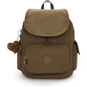 Kipling Women's City Pack Small Backpack, Lightweight Versatile Daypack, Durable and Water-Resistant (10.75''L x 13.25''H x 7.5''D), Smooth Khaki