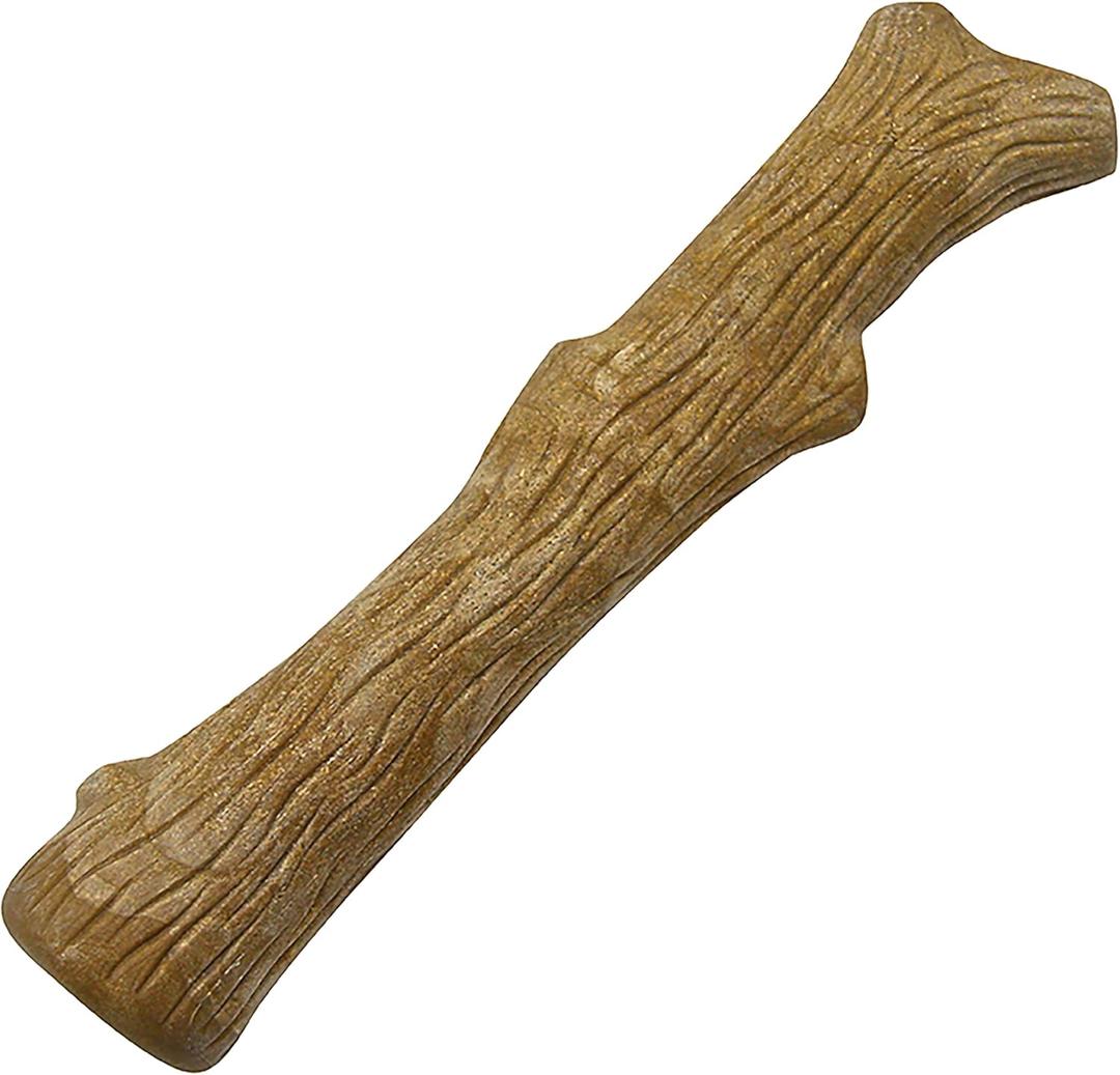 Petstages Dogwood Durable Dog Chew Toy, Medium - Long Lasting Chew Stick Made with Real Wood - USA Made, M (Medium (Pack of 1))