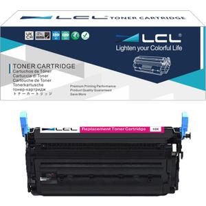 LCL Remanufactured Toner Cartridge Replacement for HP 643A Q5953A for HP Color Laserjet 4700 4700n 4700dn 4700dtn 4700PH+ 4710 Printer (Magenta 1-Pack)