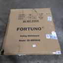 FORTUNO Large Magnetic Mobile Whiteboard 96"x48", Rolling Double Sided Stand Whiteboard on Wheels, Reversible Adjustable Height/Angle Dry Erase Board 8' x 4' Easel White Board for Office Classroom