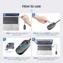 meatanty 3 in 1 USB Mouse Mover with Timer, Separate Mode Selection and ON/Off Button, Mouse Shaker Wiggler Supports Multi-Track, Driver-Free and PlugPlay Keeps PC Active