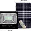 DuBom 100w to 800w 6000K Solar Flood Light Outdoor Remote, IP67 Waterproof Solar Power Security Light Auto On/Off, Dusk to Dawn for Yard, Gazebo, Shed, Barn, Porch, Patio, Garage, Garden