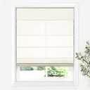 LazBlinds Cordless Roman Shades for Windows, Light Filtering Thermal Insulated Window Blinds, Lightweight Fabric Blinds for Indoor Windows, 33" W x 60" H, Ivory