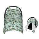 Fisher and Bass Fishes Baby Car Seat Canopy Nursing Cover for Newborn Car Seat Breastfeeding Covers Blanket Newborn Shower Gift (One Size)