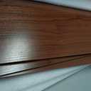 Kids Bookshelf Wooden Montessori Book Shelf Dutch Design 3Tier Scalloped,RedWalnutWood GrainPattern, Width31", Height33", Depth8"
