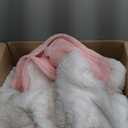 Electric Heated Blanket Queen Size 84"x90" - Coral Fleece & Sherpa Fabric Dual-Sided, 4 Heat Settings & 10 Hours Auto Off, Soft Warming Throw for Home, Office, or Bed, Machine Washable, Light Pink