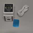 Indoor Camera, 2K Cameras for Home Security with Color Night Vision & Siren, 2-Way Audio for Pet/Dog/Baby/Nanny, 2.4GHz WiFi Camera, Cloud & SD Card Storage, Works w/Alexa, Magnetic Base (Single-Band WiFi, 1 Pack White)