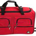 Rockland Rolling Duffel Bag (36", RED)