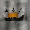 Ghost Campfire Flickering Nightlight for Halloween Indoor Decoration Spooky Ghost Fake Camp Fire Cute Halloween Decor Night Lights Gifts for Kids Family and Friends