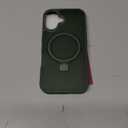 Magnetic for iPhone 17 Case with Ring Stand, [10 FT Drop Protection] [Velvety Touch] Slim Translucent Matte Back Shockproof Phone Case for iPhone 17 6.3'', Midnight Green