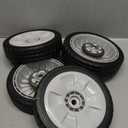 CheeMuii 4 Pack HRR216 Lawn Mower Drive Wheels 2 Rear Wheels 42710-VE2-M02ZE and 2 Front Wheels 44710-VL0-L02ZB Replace for Honda HRR216 HRS216 HRT216 Lawn Mower (8 inch-Back & Front-4PCS)