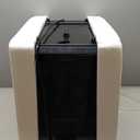 ecozy 2" Clear Ice Ball Maker with CrystalFlux Technology, 4 pcs in 40 Mins, 144 pcs/Day, Sphere Ice Maker with Enhanced Insulation, Automatic Water Supply, Self-Cleaning for Whiskey & Bourbon (Matte Black)