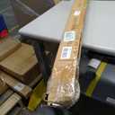 Heavy Duty Non- Adjustable 36 In/3Ft Curtain Rods for Windows, Brushed Gold
