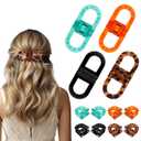 Magnetic Hair Clips, Strong Hold No-Slip Magnetic Hair Styling Clips, Clip No Crease Hair Types Strong Hold, Seamless 2-in-1 Design for Easy Everyday Hairstyles (New-4pcs)