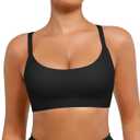 FeelinGirl Seamless Bras Wireless Bralettes for Women: No Underwire Unpadded Comfort Buttery Soft Everyday Bras, Black, L
