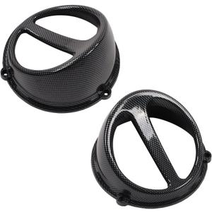 Motorcycle Air Scoop Cover, Motorcycle Engine Cooling Fan Cover Air Scoop Carbon Fiber Replacement for GY6 152QMI 157QMJ