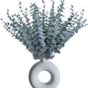 20pcs Artificial Eucalyptus Stems Realistic Fake Greenery Branches with Leaves for Flowers Bouquet Wedding Centerpieces Home Decor Farmhouse Christmas Easter Decor